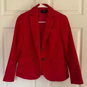 Talbots Vibrant Red Blazer